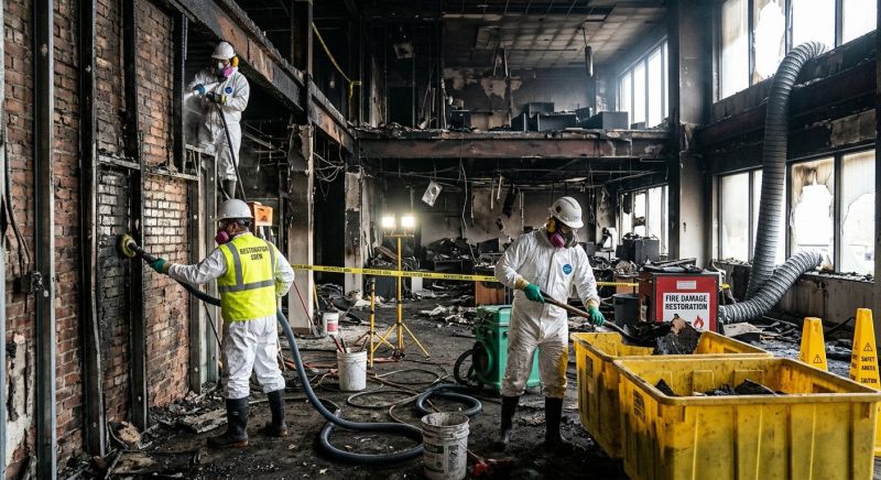Commercial Fire Restoration in Mesa, AZ