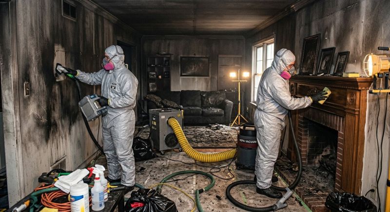 Soot Damage Cleanup in Gilbert, AZ